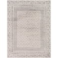 thumbnail image 3 of Mark&Day Area Rugs, 7x9 Voorst Global Light Gray Area Rug, Grey Off-White Carpet for Living Room, Bedroom or Kitchen (6'7" x 9'), 3 of 7