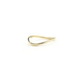 thumbnail image 3 of Floreo 10k Yellow Gold or White Gold or Rose Gold 1.5mm Curved Thumb Ring, Sizes 7-14, 3 of 3