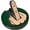 Green, variant on K9King Novelty Golf Ball Marker with Magnetic Hat Clip – Funny Alignment Tool & Color-Coded Set for Men & Women, Unique Golf Gift for Players