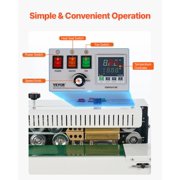 VEVOR Continuous Bag Band Sealing Machine, 0.24-0.47 in/6-12 mm Seal Width, Horizontal Band Sealer Machine with Digital Temperature Control, Bag Sealer for 0.02-0.8 mm Plastic Bags with Count Functio