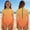 Orange, variant on FSYBOA Girls One-piece Swimsuits, Vacation Casual Summer Long Sleeve Kids Bathing Suits Pink Size 7-8T
