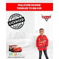 thumbnail image 3 of Disney Pixar Cars Lightning McQueen Big Boys Fleece Pullover Hoodie Toddler to Big Kid, 3 of 5