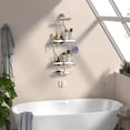 thumbnail image 4 of VANCORE Hanging Shower Caddy, Rustproof Shower Shelf Racks over Shower Head with Hooks, 4 of 7