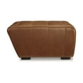 thumbnail image 3 of Benjara BM327306 Tempi Oversized Accent Ottoman - Tufted Chocolate Brown Leather - 38 in., 3 of 5