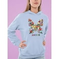 thumbnail image 2 of Butterflies Positive Quote Hoodie Women -Image by Shutterstock, Female Medium, 2 of 4