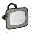 thumbnail image 6 of Evenflo Backseat Baby Mirror For Rear-Facing Child (Grey Melange), 6 of 7