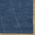 thumbnail image 5 of Rugsotic Carpets Hand Knotted Wool Area Rug 5'x8' Blue Beige Geometric Rectangle Indoor Rug for Living Room, Bedroom Antimicrobial L00645, 5 of 5