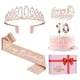 thumbnail image 1 of Decoraciones de décimo cumpleaños para niñas Faja de décimo cumpleaños Corona/Tiara Velas Adornos para pasteles. Regalos de décimo cumpleaños para niñas 10 Decoraciones de cumpleaños para niñas 10 Dec, 1 of 5