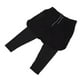 thumbnail image 5 of Pantalones cortos para hombre, cómodos, transpirables, informales, elegantes, deportivos, para entrenamiento, color negro, talla L, 5 of 15
