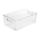 thumbnail image 2 of Cubo Organizador de almacenamiento transparente perfecl duradero con asa caja de maquillaje, 2 of 8