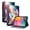 Butterfly Floral, variant on For Samsung Galaxy Tab A 10.1" (SM-T510/SM-T515/SM-T517) Folio Case with Stand/Card Slots/Elastic Band Closure/Pen Loop Holder, Stylish Cute PU Leather Protective Lightweight Slim Cover, Blue Flowers