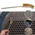 thumbnail image 5 of Mini Wire Brush Brass Nylon & Steel Brushes Rust Remover Cleaning Polish Grinder Brass Wire, 5 of 8