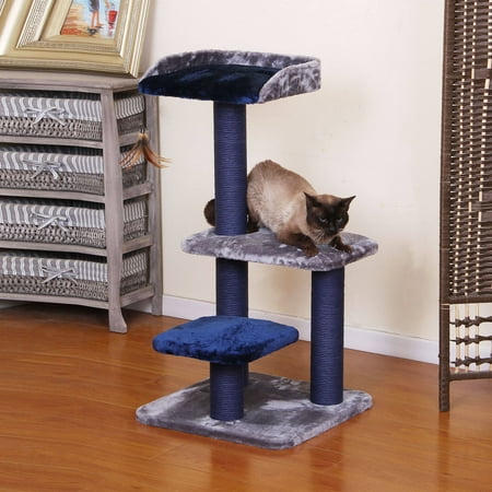PetPals Group Fern Elegant Metallic and Ocean  Blue  Color 
