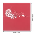 thumbnail image 2 of COMPUKAS 50Pcs Floral Wedding Invitations for Table Guests with Romantic Design, 2 of 6
