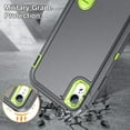 thumbnail image 5 of for iPhone XR Case,iPhone XR Phone Case with Built in Kickstand, Shockproof/Dustproof/Drop Proof Military Grade Protective Cover for Apple iPhone XR 6.1"(Grey/Green), 5 of 14