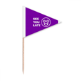 thumbnail image 1 of Goodbye Expression Beauté Rencontre Cure-Dent Triangle Toppers de Cupcake Drapeau, 1 of 3