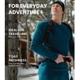 thumbnail image 5 of Merino.tech Men’s 100% Merino Wool Midweight Base Layer Top and Bottom Set Includes 𝗕𝗼𝗻𝘂𝘀 Hiking Socks, 5 of 7