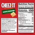 thumbnail image 3 of Cheez-It White Cheddar Cheese Crackers, Baked Snack Crackers, 21 oz, 3 of 12