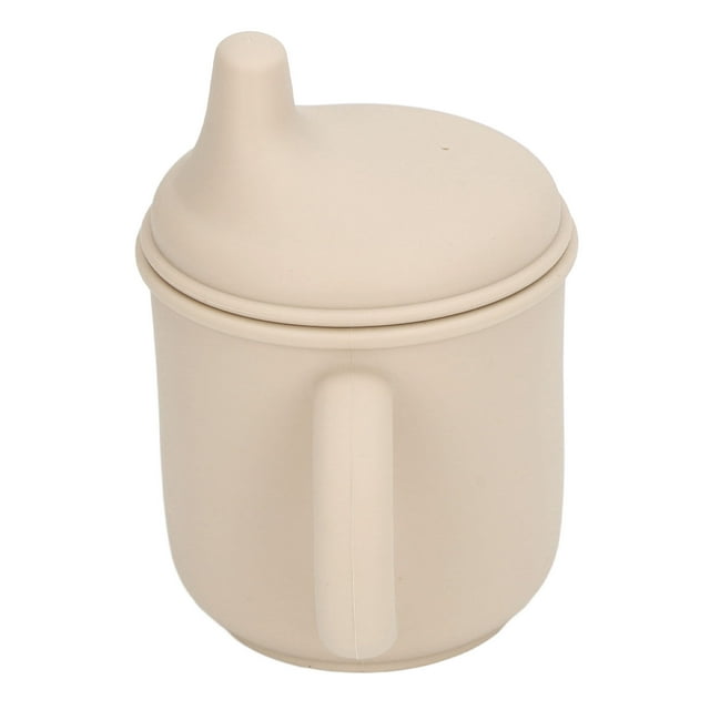 Taza De Silicona Sin Derrames, Resistente A La Temperatura, Apta Para Microondas, Tapa Con Boquilla, Taza De Entrenamiento Para Niños Pequeños, Sin BPA, Apta Para Lavavajillas,