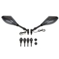 thumbnail image 1 of Motorbike Rearview Mirror, Weatherproof Left Right Universal Motorcycle Side Mirror With Turn Signals  For Modification Carbon Fiber Style, 1 of 8