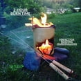 thumbnail image 5 of The Original OneLogFire (6) Pack | Swedish Fire Log | Swedish Torch | One Log Campfire | for Outdoor Firepit | Campfire | Bonfires | Fireplace, 5 of 7