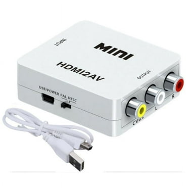 Sarapandan HDMI to AV/RCA signal converter 1080p White