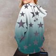 thumbnail image 4 of TFEOQRY Children Girls Hooded Sweatshirt Long Sleeved Fashionable star printed Pattern T-shirt Round Neck Top with pockets, 4 of 4