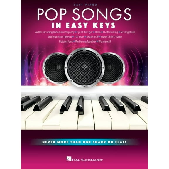 Pop Songs - In Easy Keys: 24 Hits Arranged with Never More Than One Sharp or Flat!, (Paperback)