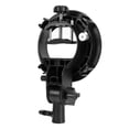 thumbnail image 1 of Soporte Tipo S, Soporte Tipo ABS S Para Soporte De Montaje Bowens Portátil Negro Mano De Obra Exquisita Para Flash, 1 of 7