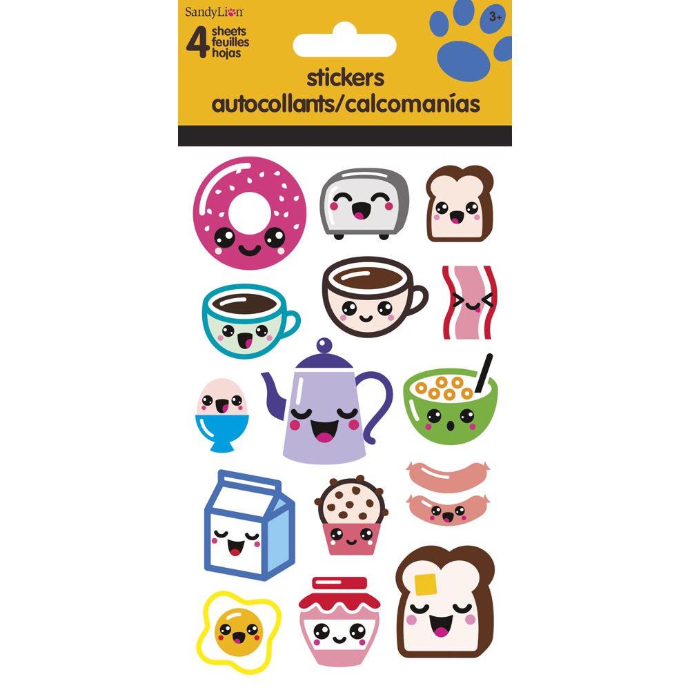 Food Fun Standard Sticker 4 sheet
