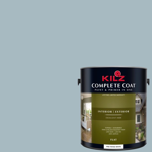 Beach Water, KILZ Complete Coat Interior/Exterior Paint & Primer in One, RE15001