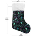 thumbnail image 2 of Coolnut Skull Rainbow Christmas Stockings, Christmas Presonalized Large Stocking Sock, Set of 2 Xmas Party Winter Decor Candy Bag Family Holiday Gift, 17.7 Inch, 2 of 7