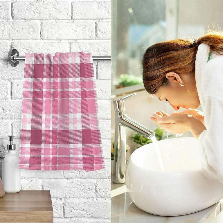 Buffalo plaid bath towels sale
