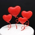 thumbnail image 2 of Tarjetas de felicitación plegables para el día de San Valentín a voluntad Tarjeta de pastel de globo con forma de corazón confesando el amor de los amantes de Qixi, 2 of 4
