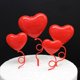 thumbnail image 2 of Tarjetas de felicitación plegables para el día de San Valentín a voluntad Tarjeta de pastel de globo con forma de corazón confesando el amor de los amantes de Qixi, 2 of 4