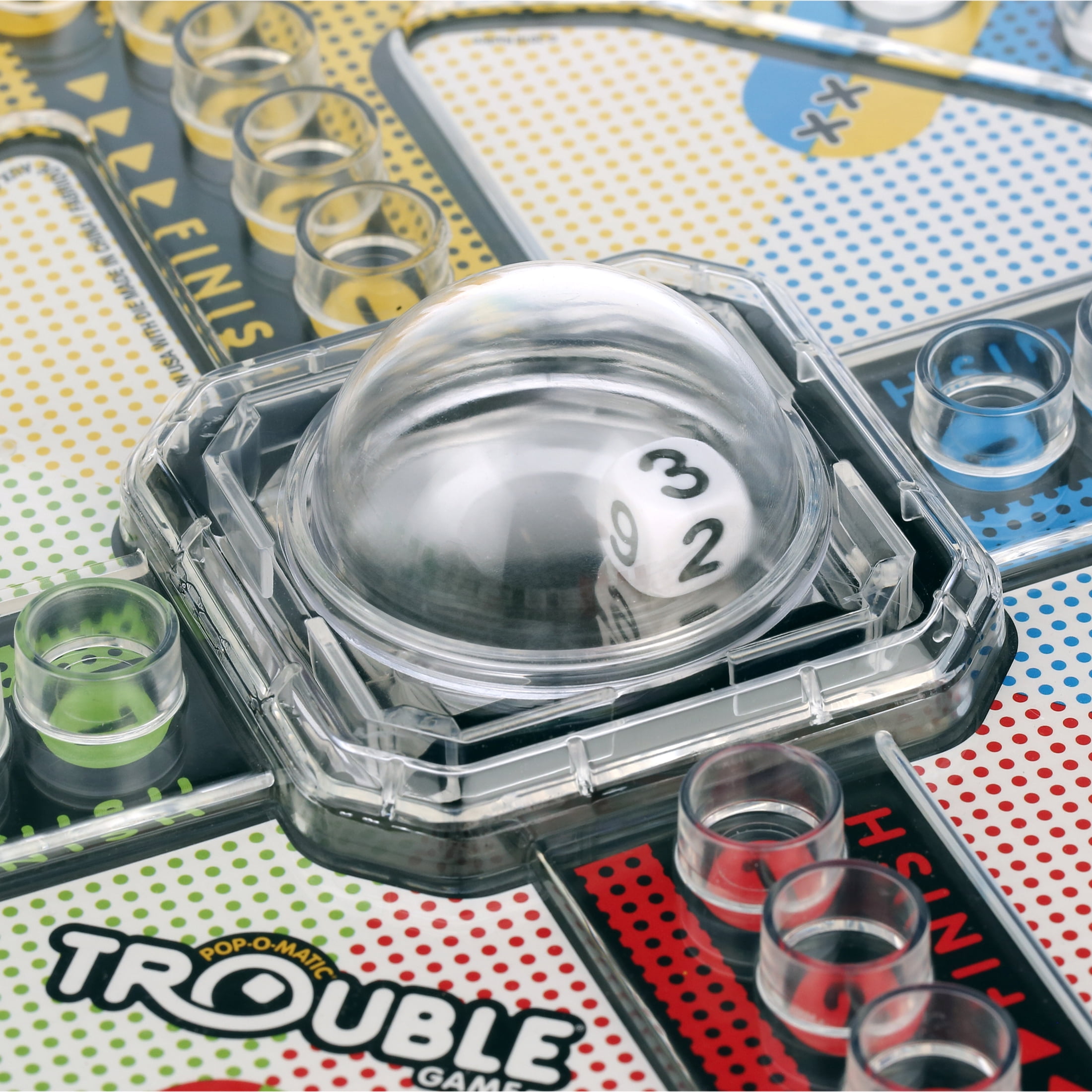 Trouble Board Game for Kids, 2-4 Players, Teacher School Supplies, Ages 5+
