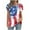 Multicolor-2, variant on VerPetridure American Flag Shirt for Women 4th of July Tee Shirt USA Stars Stripes T-Shirt Patriotic Summer Tunic Tops