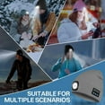 thumbnail image 5 of Bluetooth 5.3 Beanie Soft Hats with 6 LED Light Headlamp Cap with Headphones and Built-in Speaker Mic Gifts for Men Women Teen Foldable and washable, 5 of 8