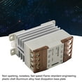 thumbnail image 3 of 3 Phase DC To AC Relay, Aluminum Alloy Plate Solid State Relay 3-32VDC 24-380VAC Guide Rail Mounting with Radiator for Industrial Devices 10A TSR 10DA S,15A TSR 15DA S,25A TSR 25DA, 3 of 7