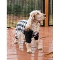thumbnail image 3 of Leveret Dog Cotton Pajama Black & White Plaid M, 3 of 4
