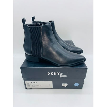 

DKNY Women s Talie Pointed Toe Chelsea Leather Boots- Black US 5.5M / EUR 35.5
