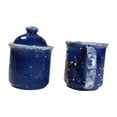 thumbnail image 5 of Creamer and Sugar Set Snowman Blue Ceramic Debra Kelly Renovators Supply, 5 of 8