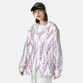 thumbnail image 3 of Fotbe Lavender Flowers Chaqueta con Protección Solar UPF 50+ para Hombre y Mujer, Camisa con Capucha y Bolsillos-X-Large, 3 of 7
