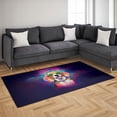 thumbnail image 3 of Hippie Beagle Portrait oil painting Watercolor Tie-dye Vintage Indoor Rug Beagles Dog Lover Gifts Idea Carpet Living Bed Room Sofa Home Decor - 00015, 3 of 5