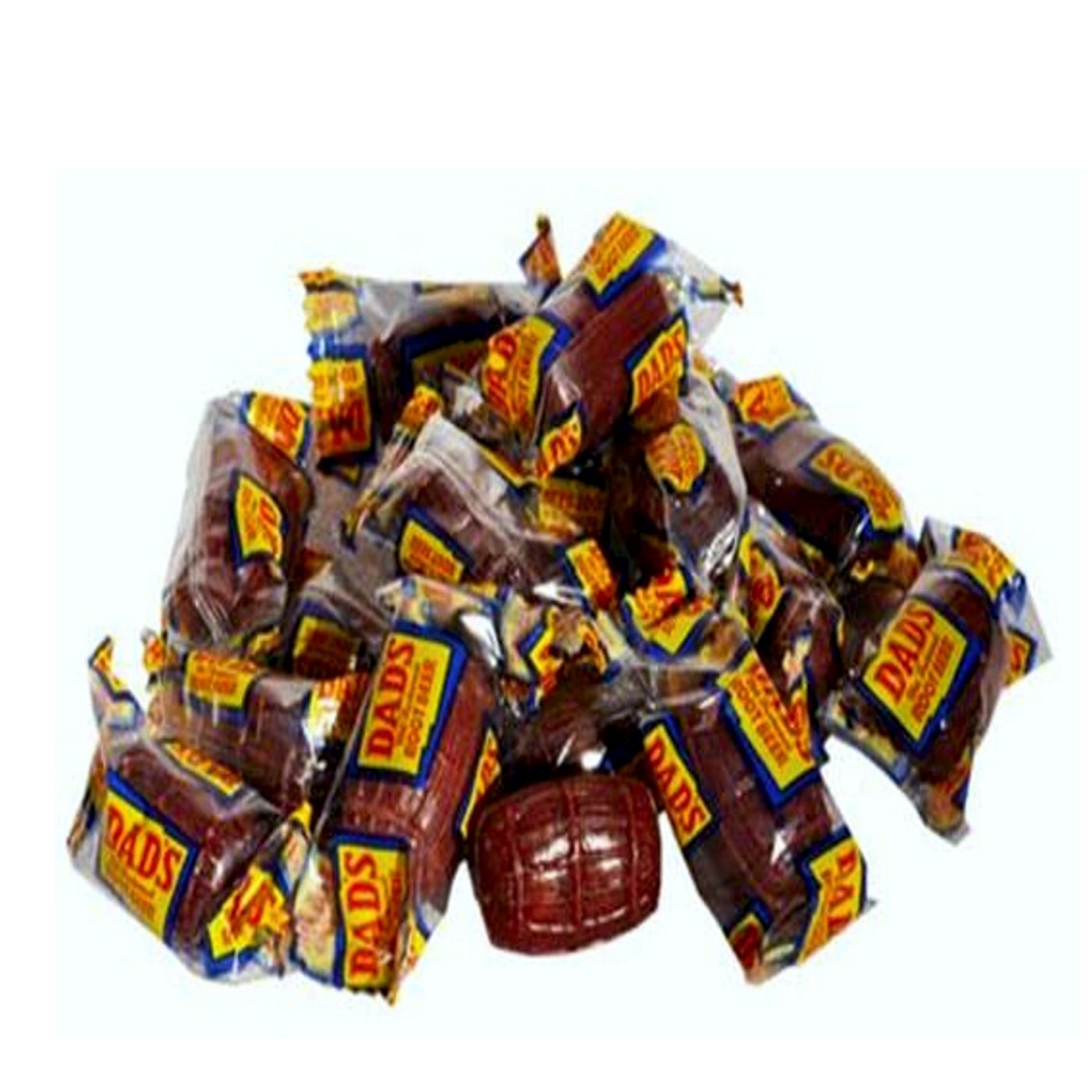 Washburn Dad's Wrapped Bite Size Hard Candy Root Beer Barrels 2 lbs.