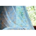 thumbnail image 2 of Starfish Tulle Curtains with Rod Pocket, Marine Underwater Life Theme Sea Stars Dotwork Style Aquatic Ocean Design, Sheer Drape for Wedding Party 2 Panels, 7 Sizes, Marigold Blue White, by Ambesonne, 2 of 3
