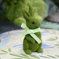 thumbnail image 2 of MXTPOV Easter Decorations, Cute Felt Easter Bunny Ornaments for Table Decor, Easter Gifts for Kids, Spring Decor for Party Home Decor, Green, 2 of 5