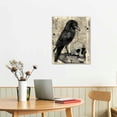thumbnail image 3 of Awypu Gothic art - Vintage Skull Home Decor, Room Decoration for Goth Fans - Horror Poster - Spooky Wall Art, Creepy Decorations - Gothic Room Decor Aesthetic for Halloween, 3 of 5