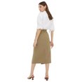 thumbnail image 2 of Dorothy Perkins - Falda Midi Cargamento para Mujer (Caqui), 2 of 4
