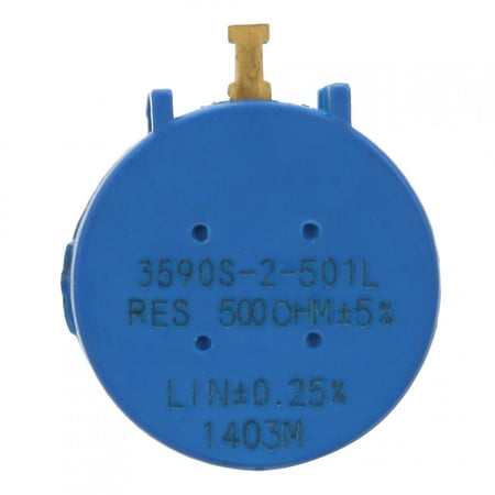 

Ymiko Potentiometer Adjustable Resistor High Practical Low Power Consumption Durable For 500Ω